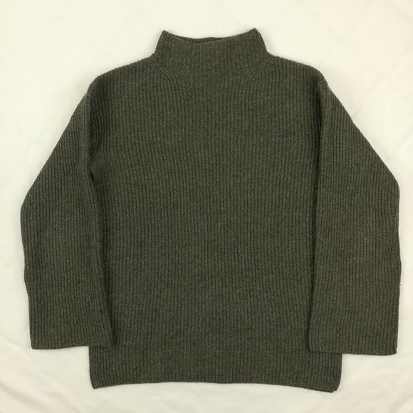 Everlane Sweaters - Everlane 100% Cashmere Ribbed Mock Neck Pullover Sweater *Flaw